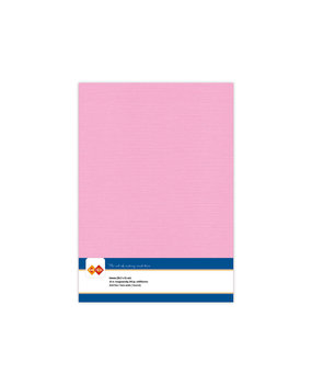 Card Deco Linen Cardstock A4 Pink (10pcs) (LKK-A416)