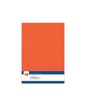 Card Deco Linen Cardstock A4 Orange (10pcs) (LKK-A411)