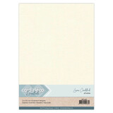 Card Deco Linen Cardstock A4 Off-white (10pcs) (LKK-A432)