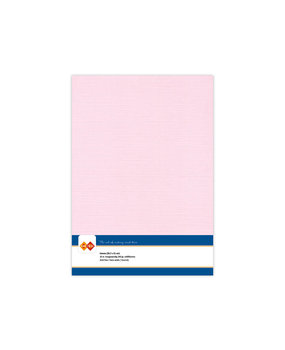 Card Deco Linen Cardstock A4 Light Pink (10pcs) (LKK-A415)