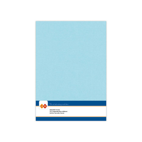 Card Deco Linen Cardstock A4 Light Blue (10pcs) (LKK-A428) Card Deco Linen Cardstock A4 Light Blue (10pcs) (LKK-A428)