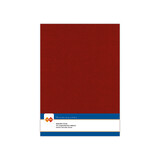 Card Deco Linen Cardstock A4 Burgundy (10pcs) (LKK-A414)