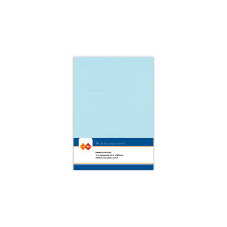 Card Deco Linen Cardstock A5 Baby Blue (10pcs) (LKK-A527) Card Deco Linen Cardstock A5 Baby Blue (10pcs) (LKK-A527)