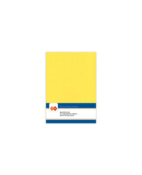 Card Deco Linen Cardstock A5 Canary Yellow (10pcs) (LKK-A506)