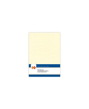 Card Deco Linen Cardstock A5 Cream (10pcs) (LKK-A502)