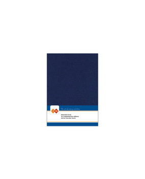 Card Deco Linen Cardstock A5 Dark Blue (10pcs) (LKK-A530)