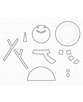 My Favorite Things Snow Buddy Die-namics (MFT-2407) (OUTLET)