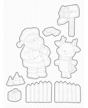 My Favorite Things Holiday Hello Die-namics (MFT-2403) (OUTLET)