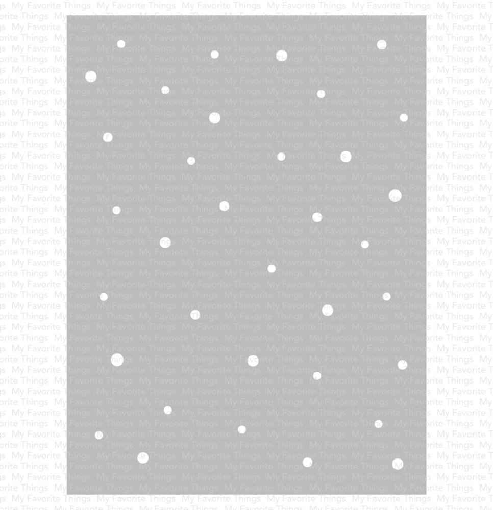 My Favorite Things First Snowfall Stencil (ST-175) (OUTLET)