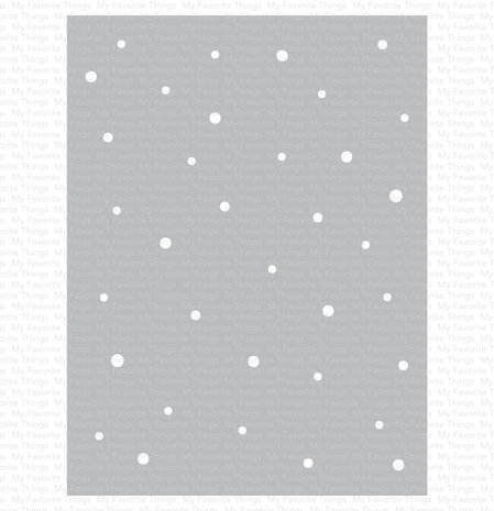 My Favorite Things First Snowfall Stencil (ST-175) (OUTLET)