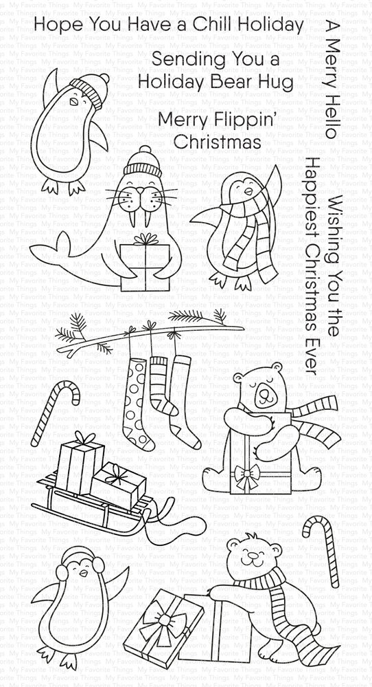 My Favorite Things Chill Holiday Clear Stamps (CS-726) (OUTLET)