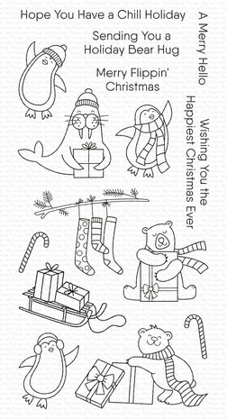 My Favorite Things Chill Holiday Clear Stamps (CS-726) (OUTLET)