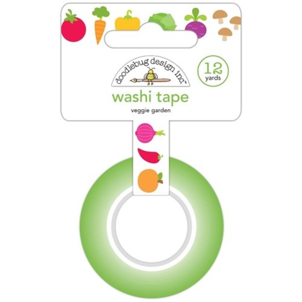 Doodlebug Design Veggie Garden Washi Tape (7795) (DISCONTINUED) Doodlebug Design Veggie Garden Washi Tape (7795) (DISCONTINUED)