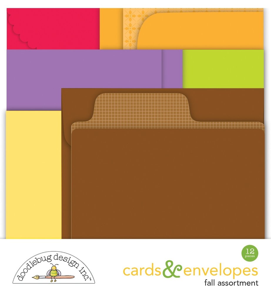 Doodlebug Design Fall Assortment Cards & Envelopes (7819) (DISCONTINUED)