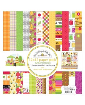 Doodlebug Design Farmers Market 12x12 Inch Paper Pack (7835) (DISCONTINUED) Doodlebug Design Farmers Market 12x12 Inch Paper Pack (7835) (DISCONTINUED)
