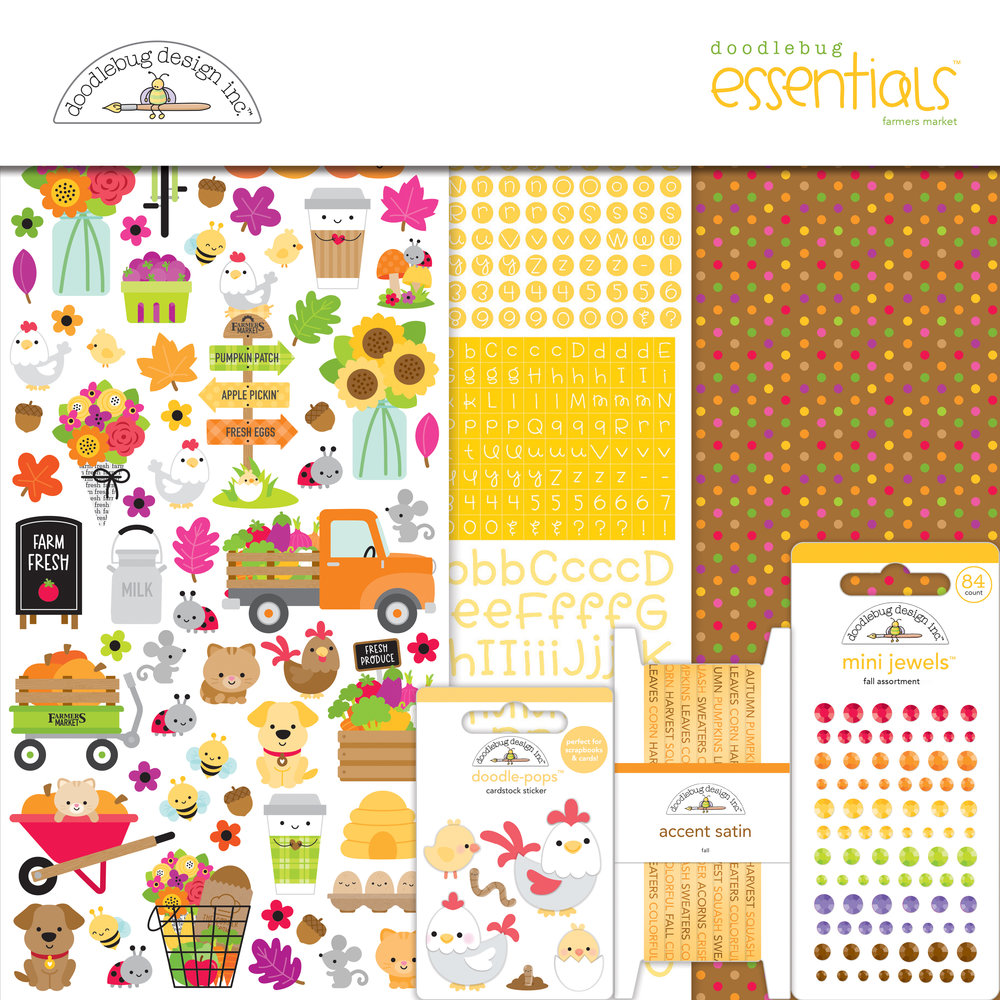 Doodlebug Design Farmers Market Essentials Kit (7838) (DISCONTINUED)