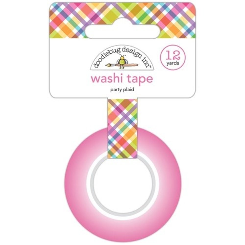 Doodlebug Design Party Plaid Washi Tape (7845) (DISCONTINUED)