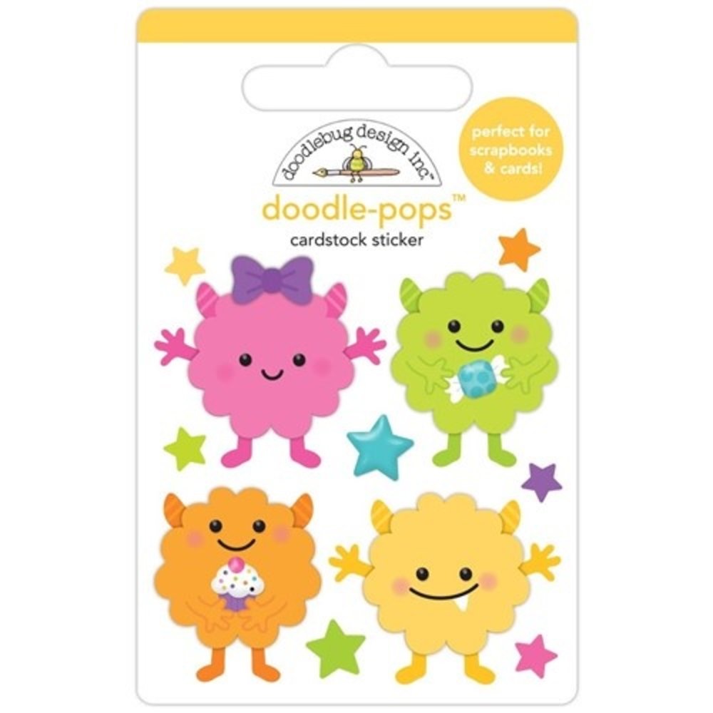 Doodlebug Design Mini Monsters Doodle-Pops (7854) (DISCONTINUED) Doodlebug Design Mini Monsters Doodle-Pops (7854) (DISCONTINUED)