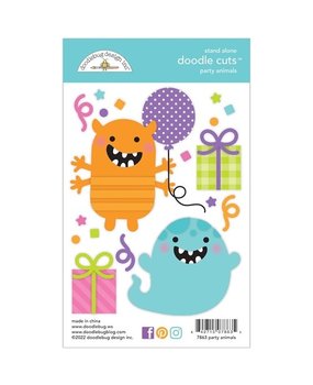 Doodlebug Design Party Animals Doodle Cuts (7863) (OUTLET)
