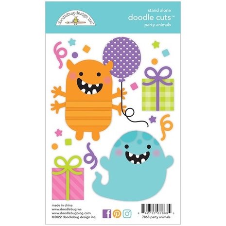 Doodlebug Design Party Animals Doodle Cuts (7863) (OUTLET) Doodlebug Design Party Animals Doodle Cuts (7863) (OUTLET)