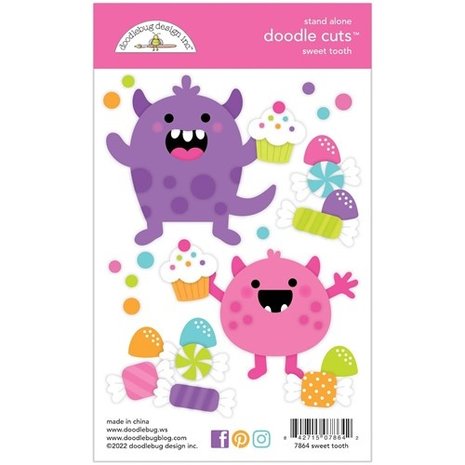 Doodlebug Design Sweet Tooth Doodle Cuts (7864) (DISCONTINUED) Doodlebug Design Sweet Tooth Doodle Cuts (7864) (DISCONTINUED)