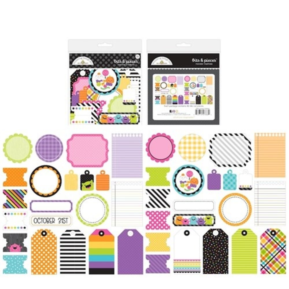 Doodlebug Design Monster Madness Bits & Pieces (7868) (DISCONTINUED) Doodlebug Design Monster Madness Bits & Pieces (7868) (DISCONTINUED)