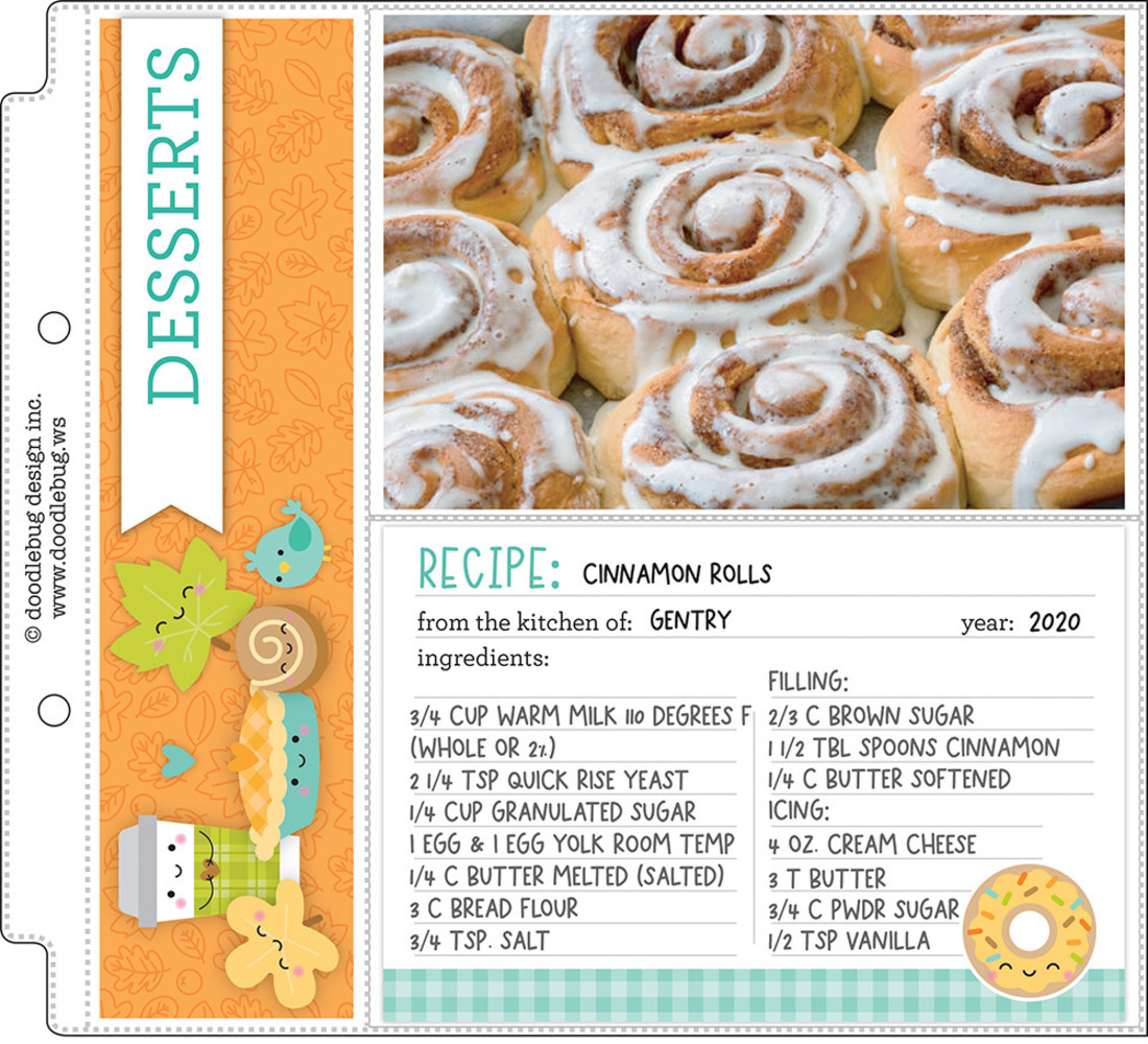 Doodlebug Design Pumpkin Spice Recipe Cards (7894) (DISCONTINUED) Doodlebug Design Pumpkin Spice Recipe Cards (7894) (DISCONTINUED)
