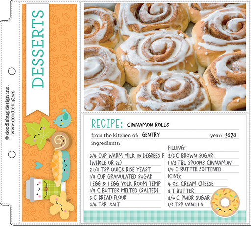 Doodlebug Design Pumpkin Spice Recipe Cards (7894) (DISCONTINUED) Doodlebug Design Pumpkin Spice Recipe Cards (7894) (DISCONTINUED)