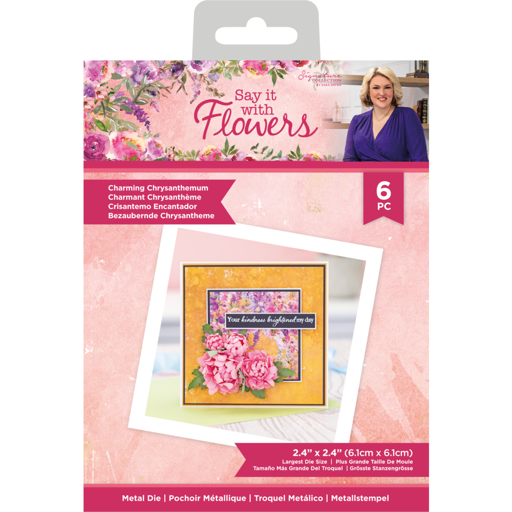 Say It With Flowers Metal Die Charming Chrysanthemum (SSIWFMDCHCH