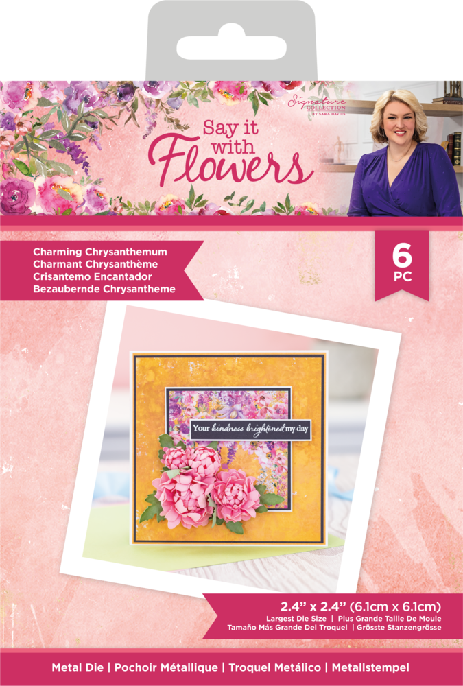 Crafter's Companion Say It With Flowers Metal Die Charming Chrysanthemum (S-SIWF-MD-CHCH) (OUTLET)