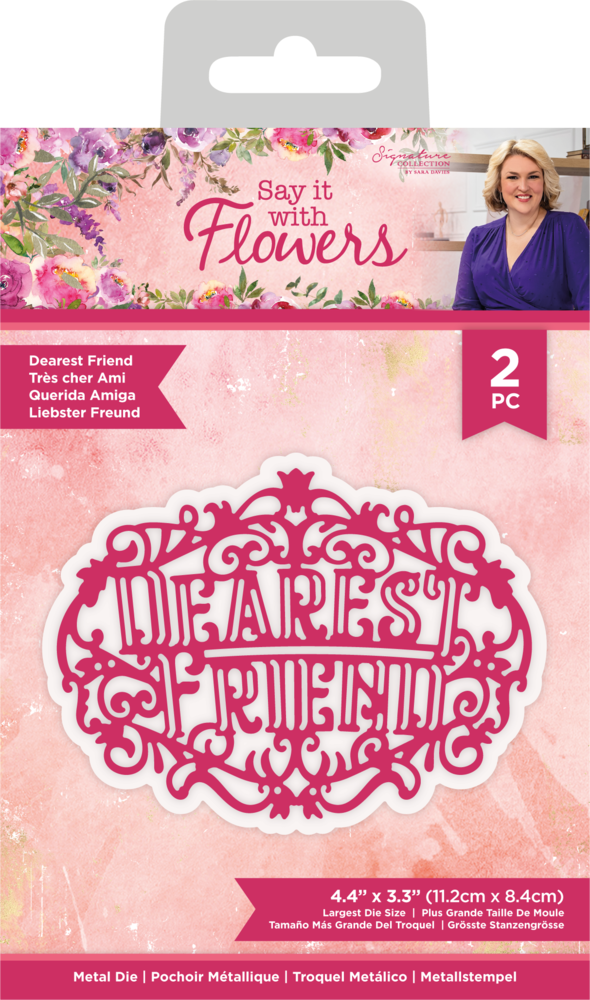 Crafter's Companion Say It With Flowers Metal Die Dearest Friend (S-SIWF-MD-DEFR) (OUTLET) Crafter's Companion Say It With Flowers Metal Die Dearest Friend (S-SIWF-MD-DEFR) (OUTLET)