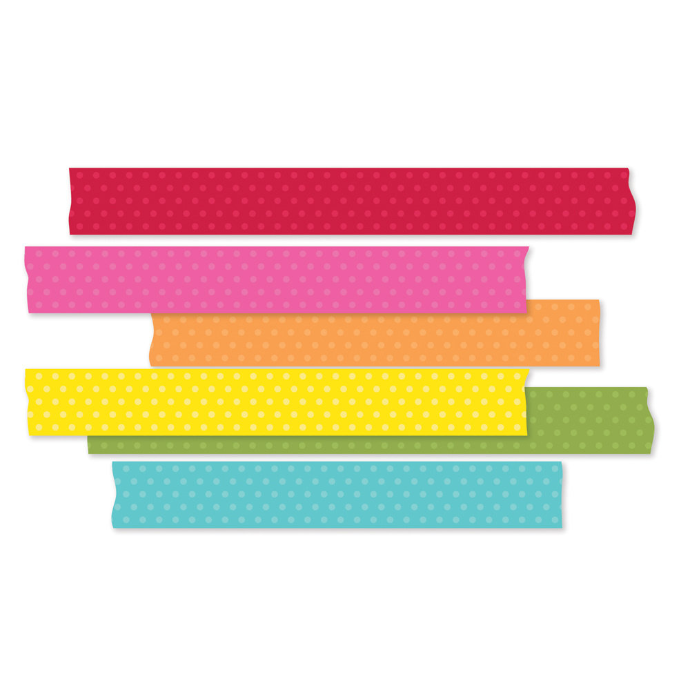 Simple Stories Color Vibe Washi Tape Brights (SIS19014) (DISCONTINUED)