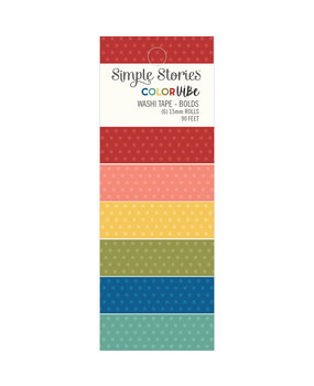 Simple Stories Color Vibe Washi Tape Bolds (19019) (DISCONTINUED)