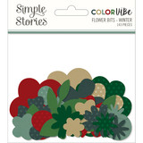 Simple Stories Color Vibe Flower Bits Winter (SIS19036) (DISCONTINUED)