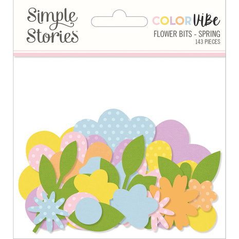 Simple Stories Color Vibe Flower Bits Spring (19021) (DISCONTINUED)