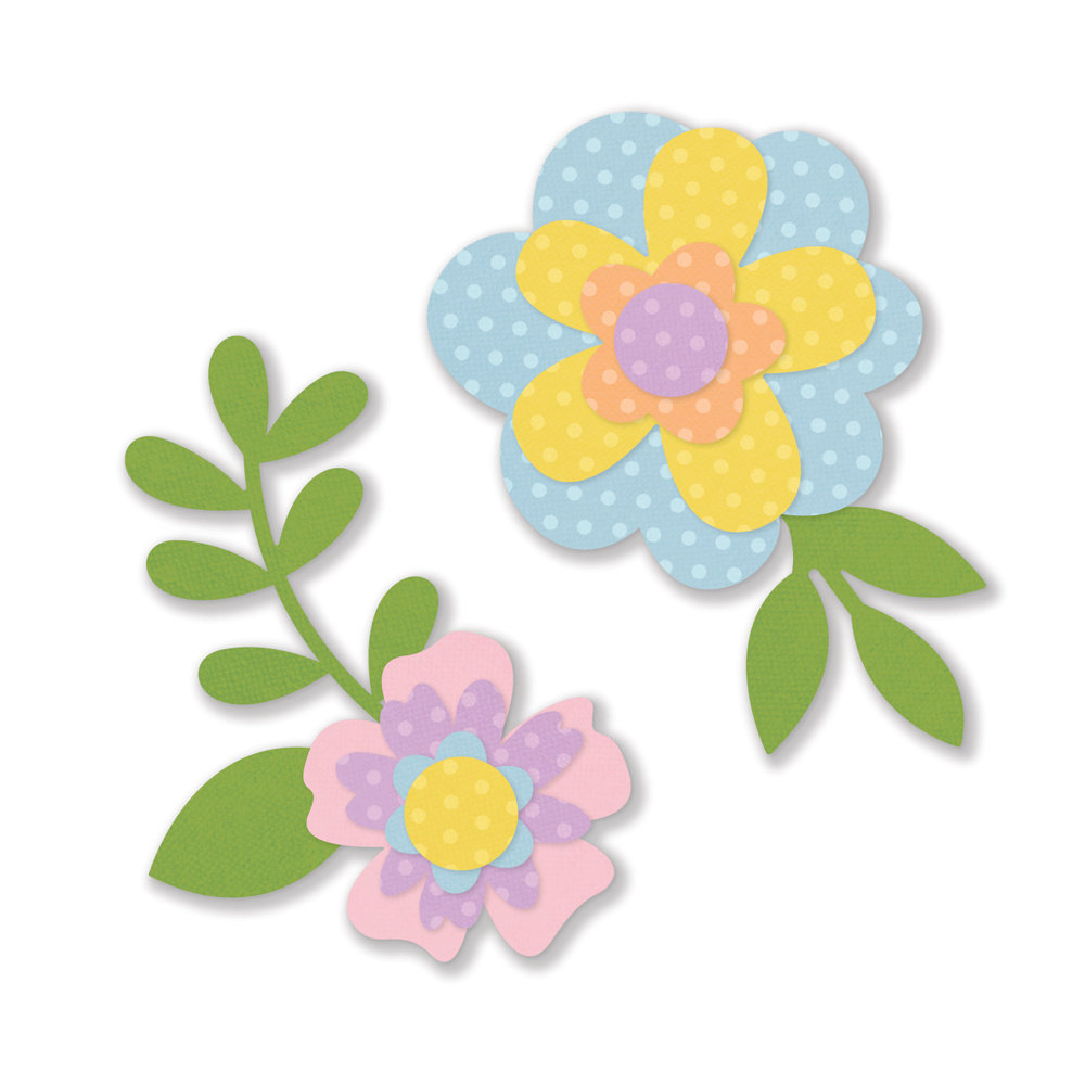 Simple Stories Color Vibe Flower Bits Spring (19021) (DISCONTINUED)
