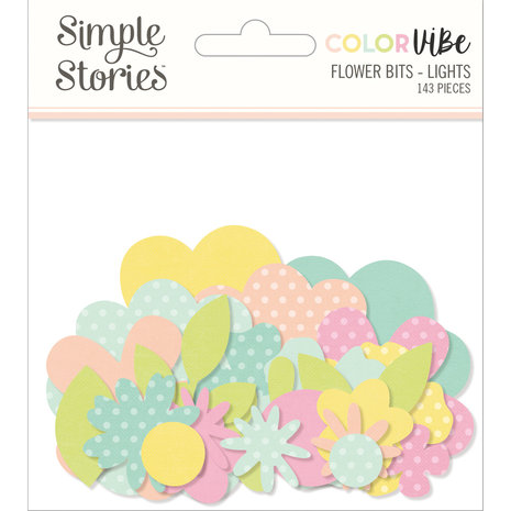 Simple Stories Color Vibe Flower Bits Lights (19006) (DISCONTINUED)