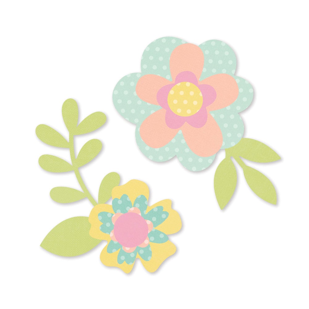 Simple Stories Color Vibe Flower Bits Lights (19006) (DISCONTINUED)