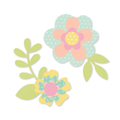 Simple Stories Color Vibe Flower Bits Lights (19006) (DISCONTINUED)