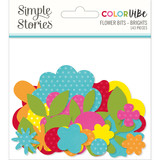 Simple Stories Color Vibe Flower Bits Brights (SIS19011) (DISCONTINUED)