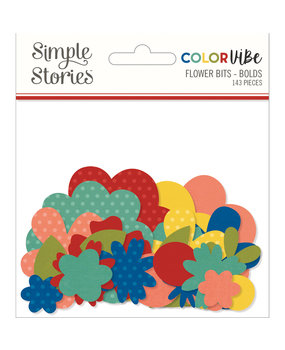 Simple Stories Color Vibe Flower Bits Bolds (SIS19016) (DISCONTINUED)