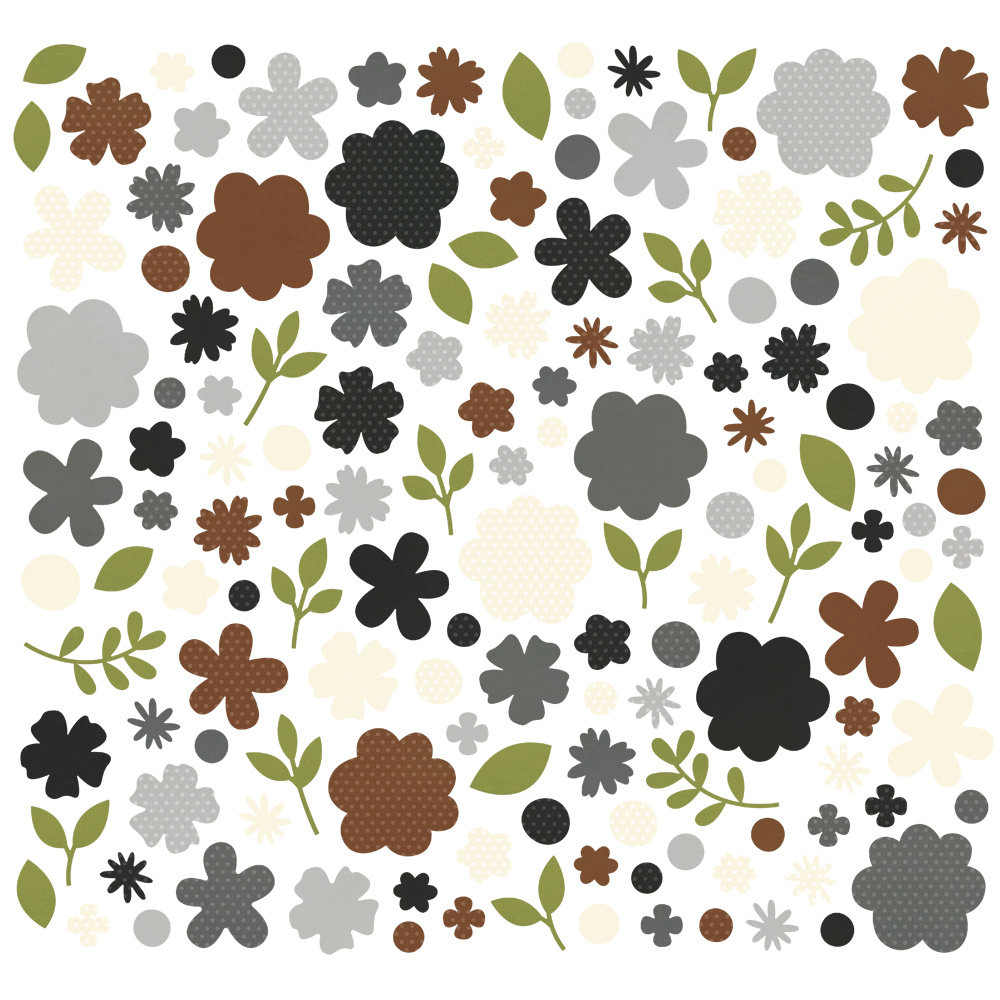 Simple Stories Color Vibe Flower Bits Basics (19001) (DISCONTINUED)