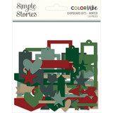 Simple Stories Color Vibe Chipboard Bits Winter (SIS19035) (DISCONTINUED)