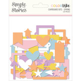 Simple Stories Color Vibe Chipboard Bits Spring (19020) (DISCONTINUED)