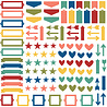 Simple Stories Color Vibe Chipboard Bits Bolds (SIS19015) (DISCONTINUED)