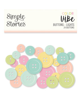 Simple Stories Color Vibe Buttons Lights (19007) (OUTLET)