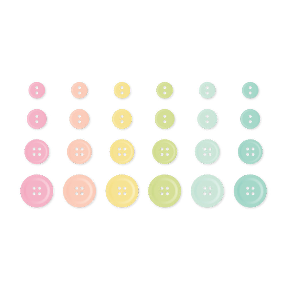 Simple Stories Color Vibe Buttons Lights (19007) (DISCONTINUED)