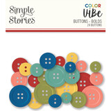 Simple Stories Color Vibe Buttons Bolds (19017) (OUTLET)