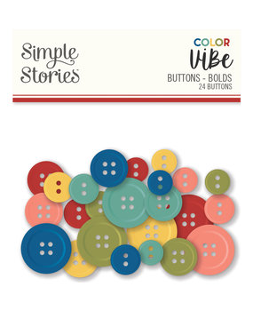 Simple Stories Color Vibe Buttons Bolds (19017) (DISCONTINUED)