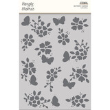 Simple Stories The Simple Life Stencil Butterfly Garden (18826) (DISCONTINUED)
